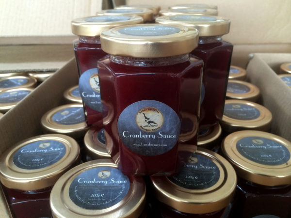 Barra Bronzes Cranberry Sauce