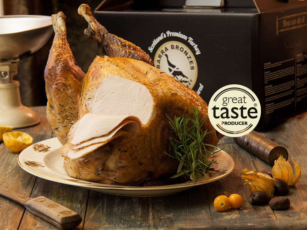 Order Christmas Turkey at Barra Bronzes 5x Great Taste Award Winner